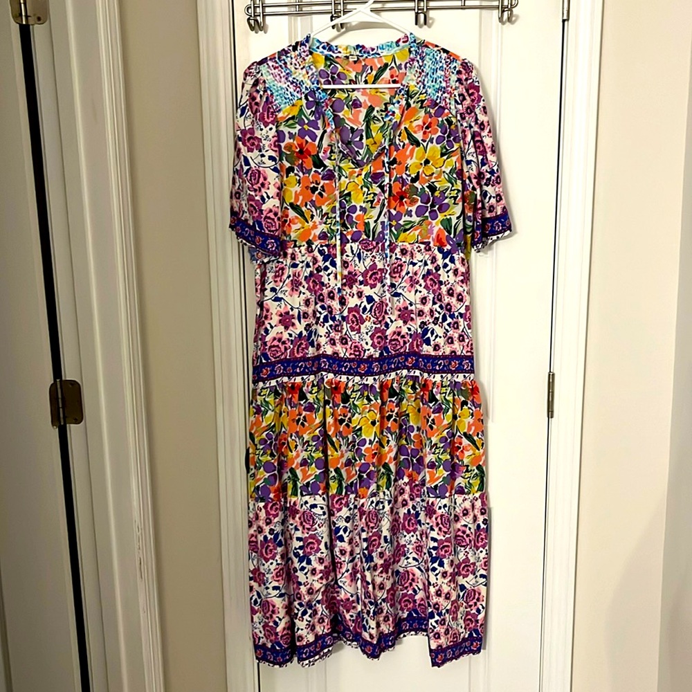 Umgee Midi Dress, Large